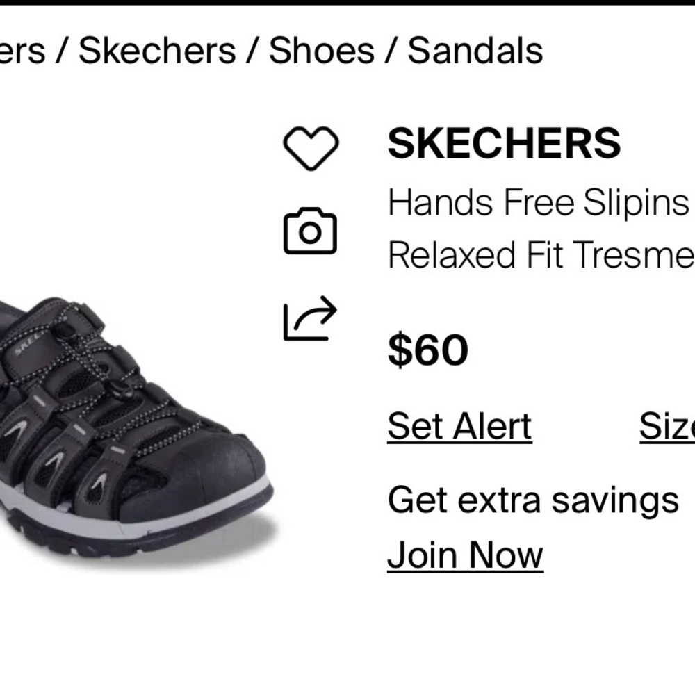 ☘️Skechers Men's Black Athletic Sandals - Picture 9 of 9
